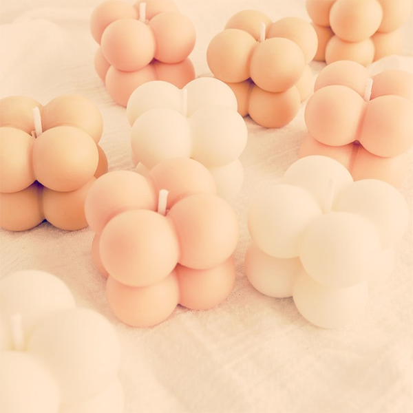 Bubbles Candle (Small) - Quantity: Three Candles